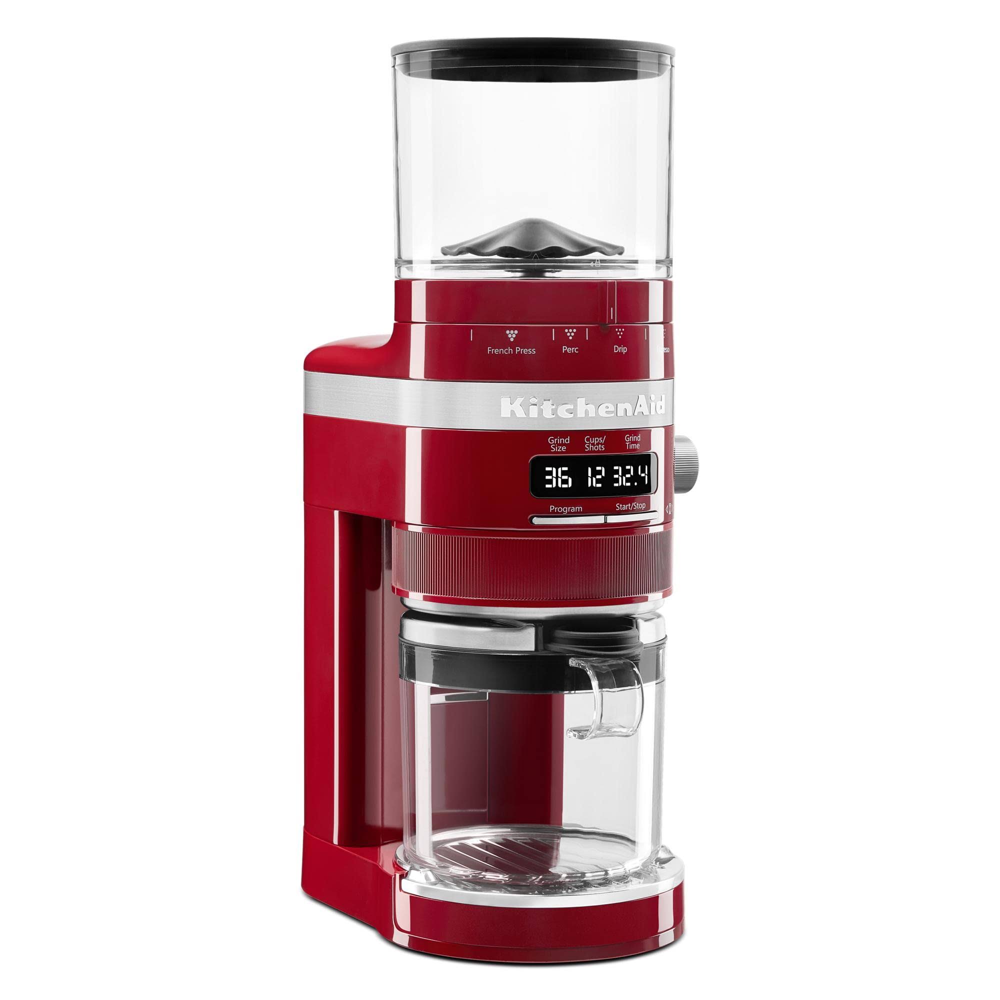 KCG8433ER Burr Coffee Grinder   Empire Red, 10 Oz