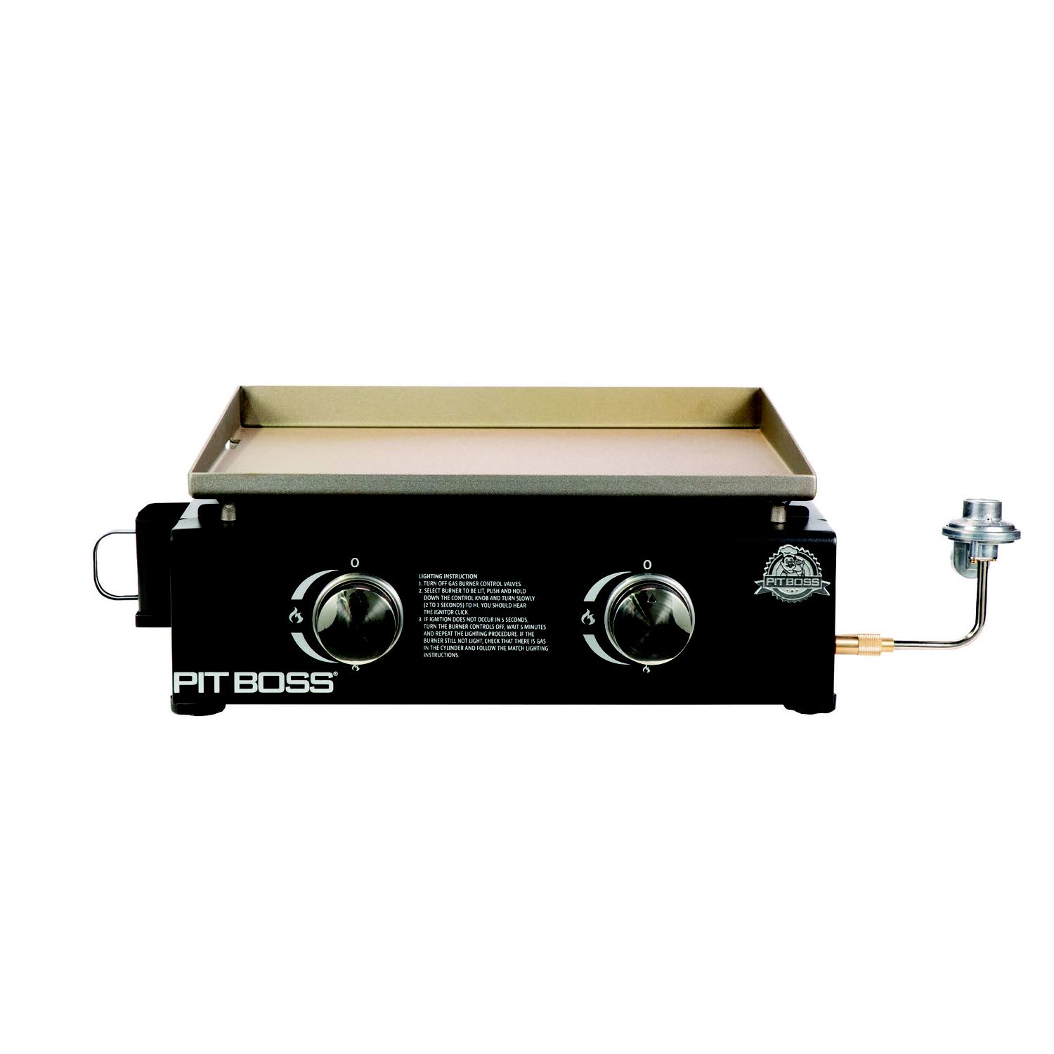 Pit Boss PB336GS 2 Burner Liquid Propane Tabletop Outdoor Griddle Black