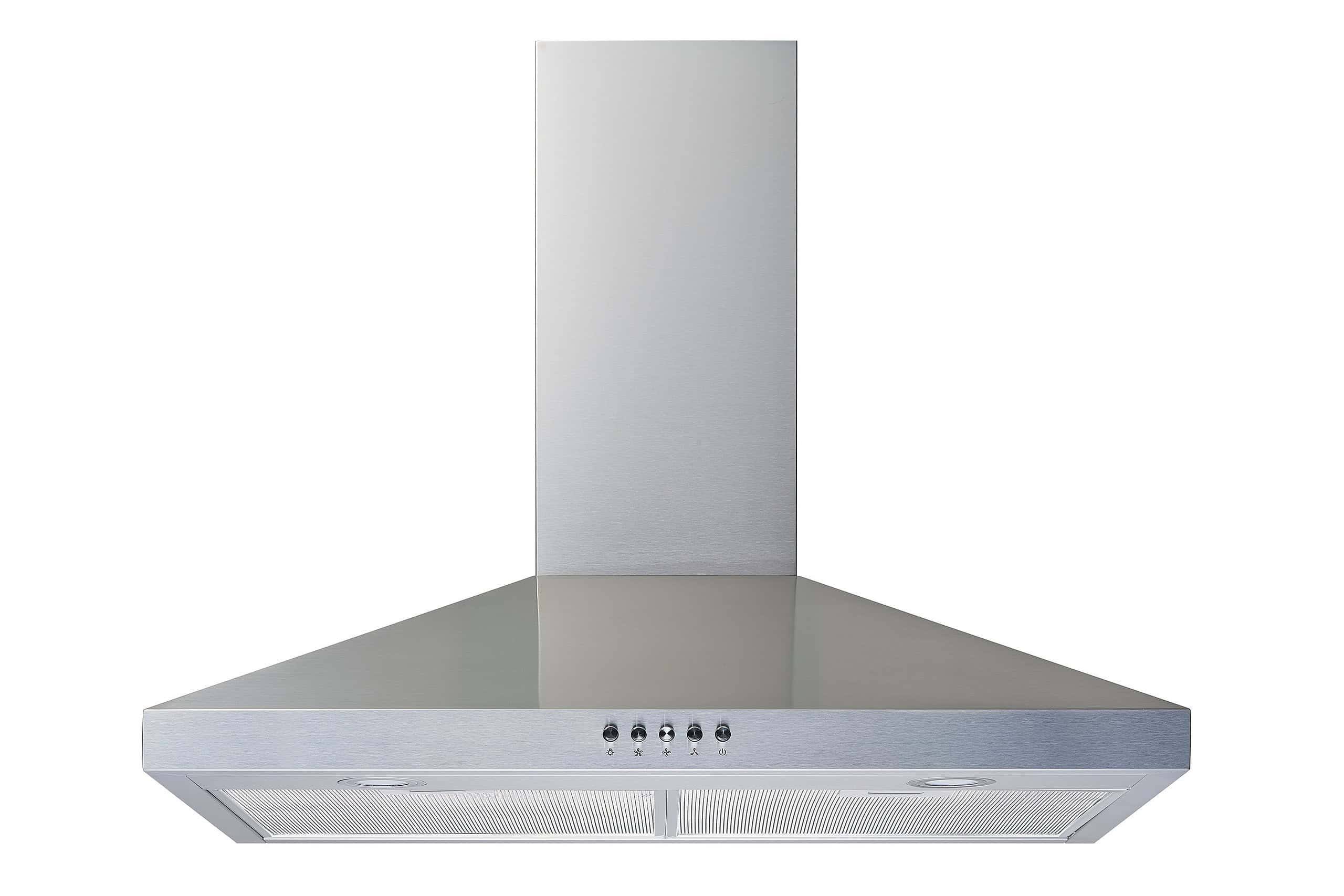 Winflo 30-in 284-CFM Convertible Stainless Steel Wall-Mounted Range Hood
