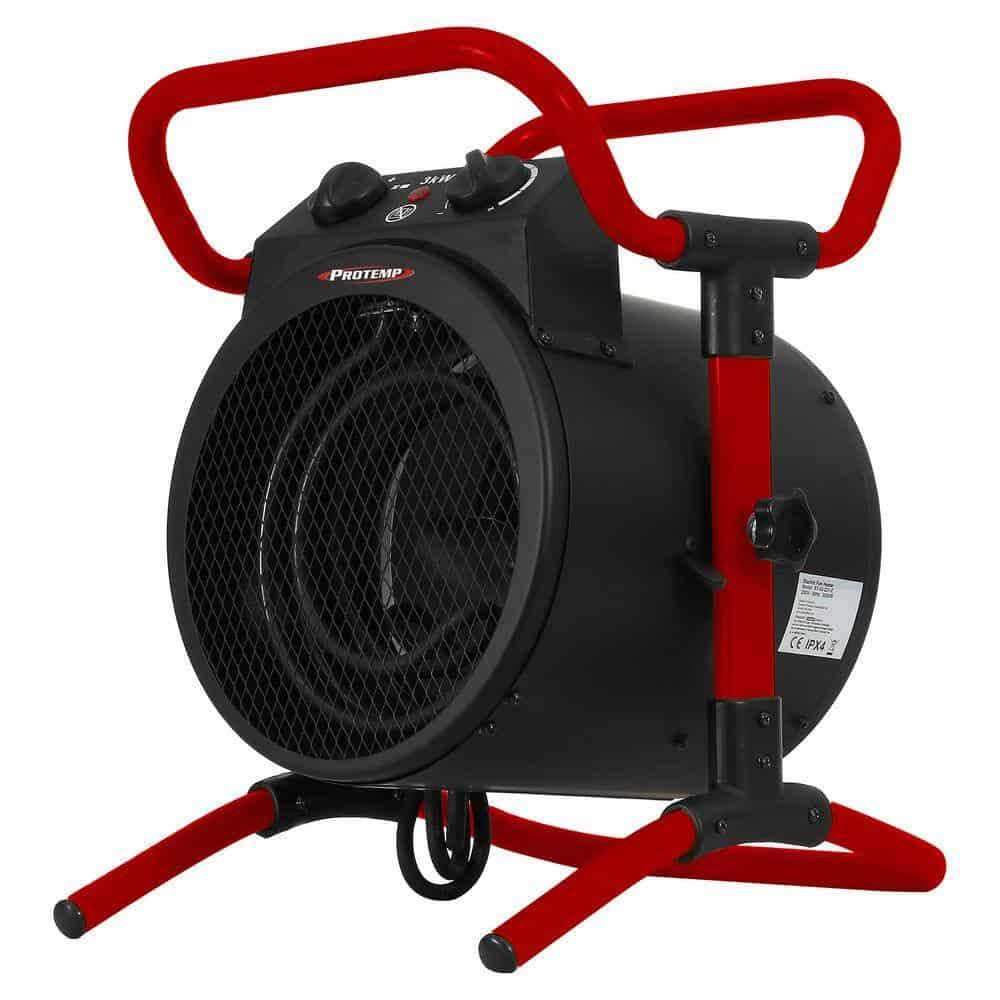 ProTemp PT-53-240 Turbo 10,300 BTU Electric Fan Heater with 240-Volt Thermostat