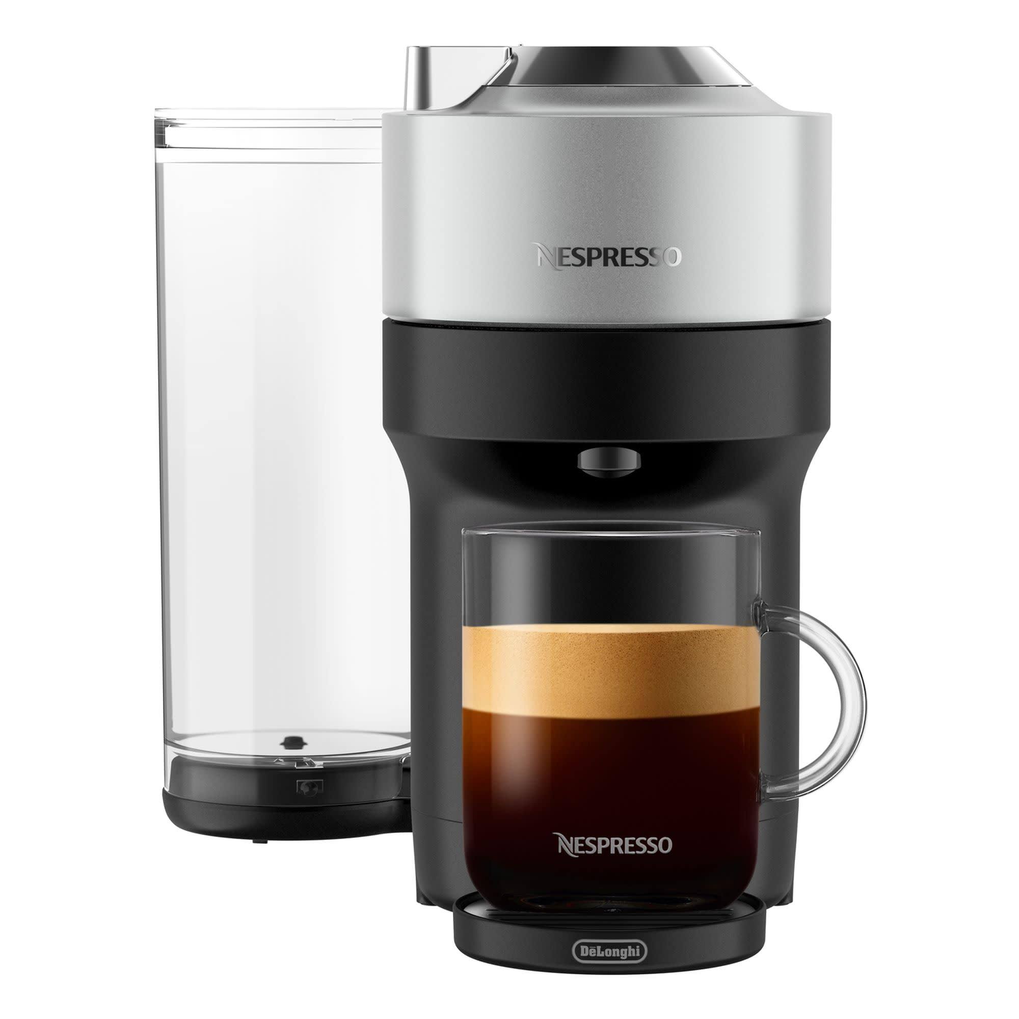 Pop+ Deluxe Coffee and Espresso Machine by , Silver