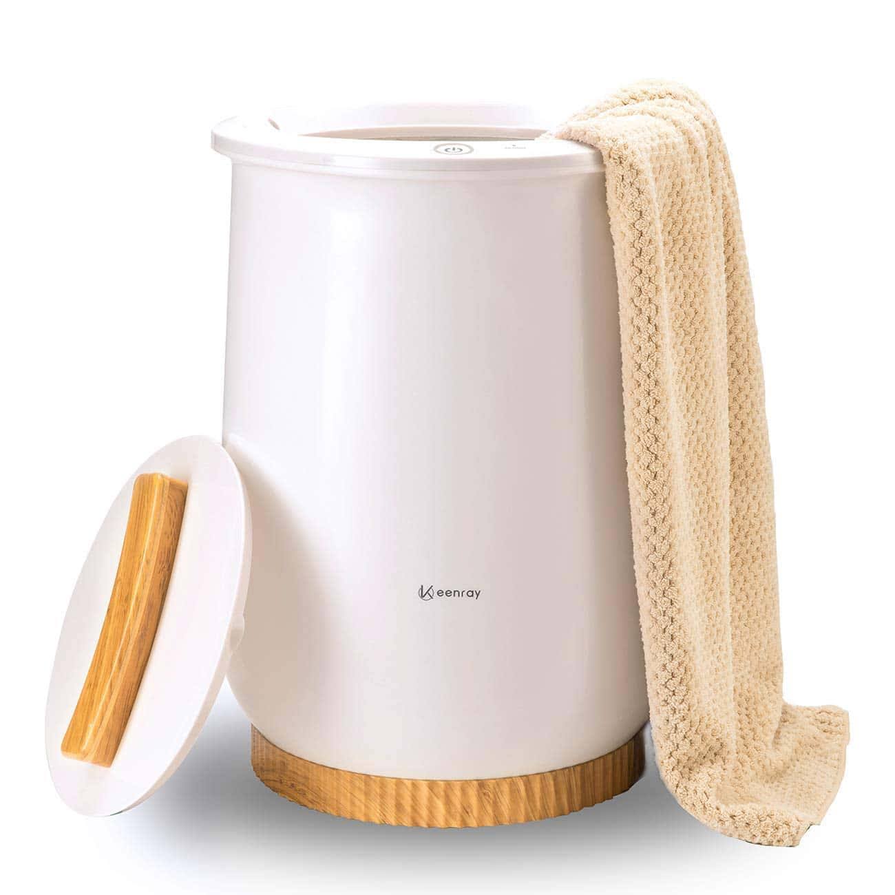 Keenray Towel Warmers, Luxury Bucket Towel Warmer, Large Towel Warmer for Bathroom, Fits Up to Two 40 X70  Oversized Towels