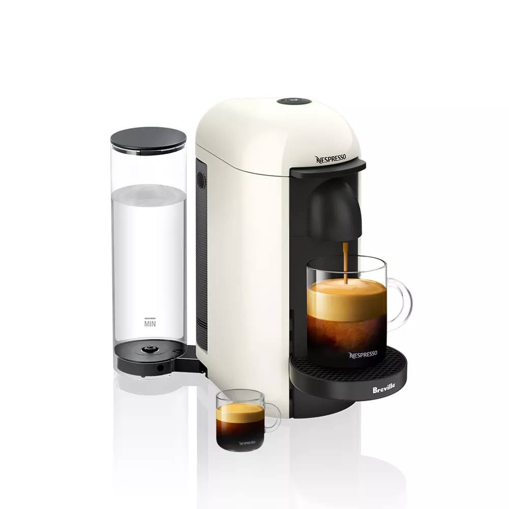 Plus Single-Serve Coffee Maker and Espresso Machine by , White