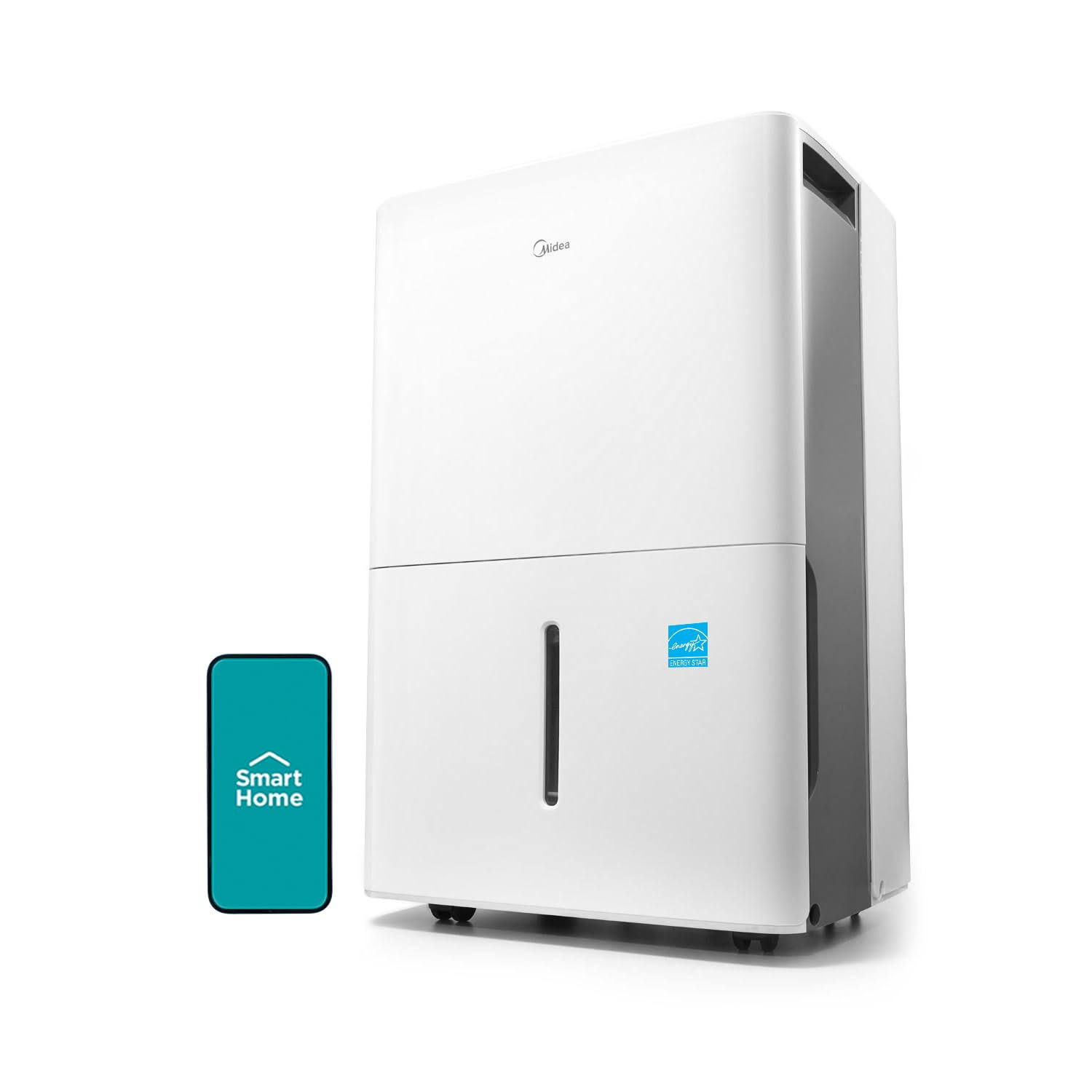 Midea MAD22C1AWS 1,500 Sq. Ft. Energy Star Certified Dehumidifier With Reusable Air Filter 22 Pint