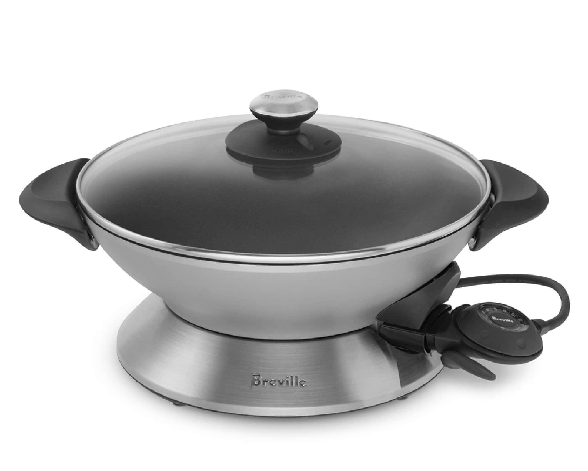 Hot Wok 6-Qt. Stainless-Steel Electric Wok