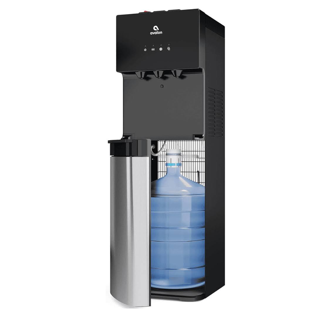Avalon Bottom Load Water Cooler: Effortless Refilling, 3 Temperature Options (Stainless Steel)