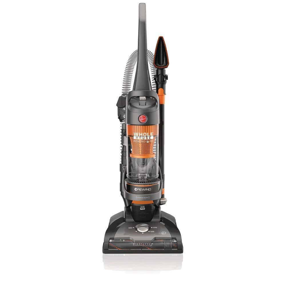 UH71255V WindTunnel 2 Whole House Cord Rewind Bagless Pet Upright Vacuum Cleaner Machine with HEPA Media Filtration