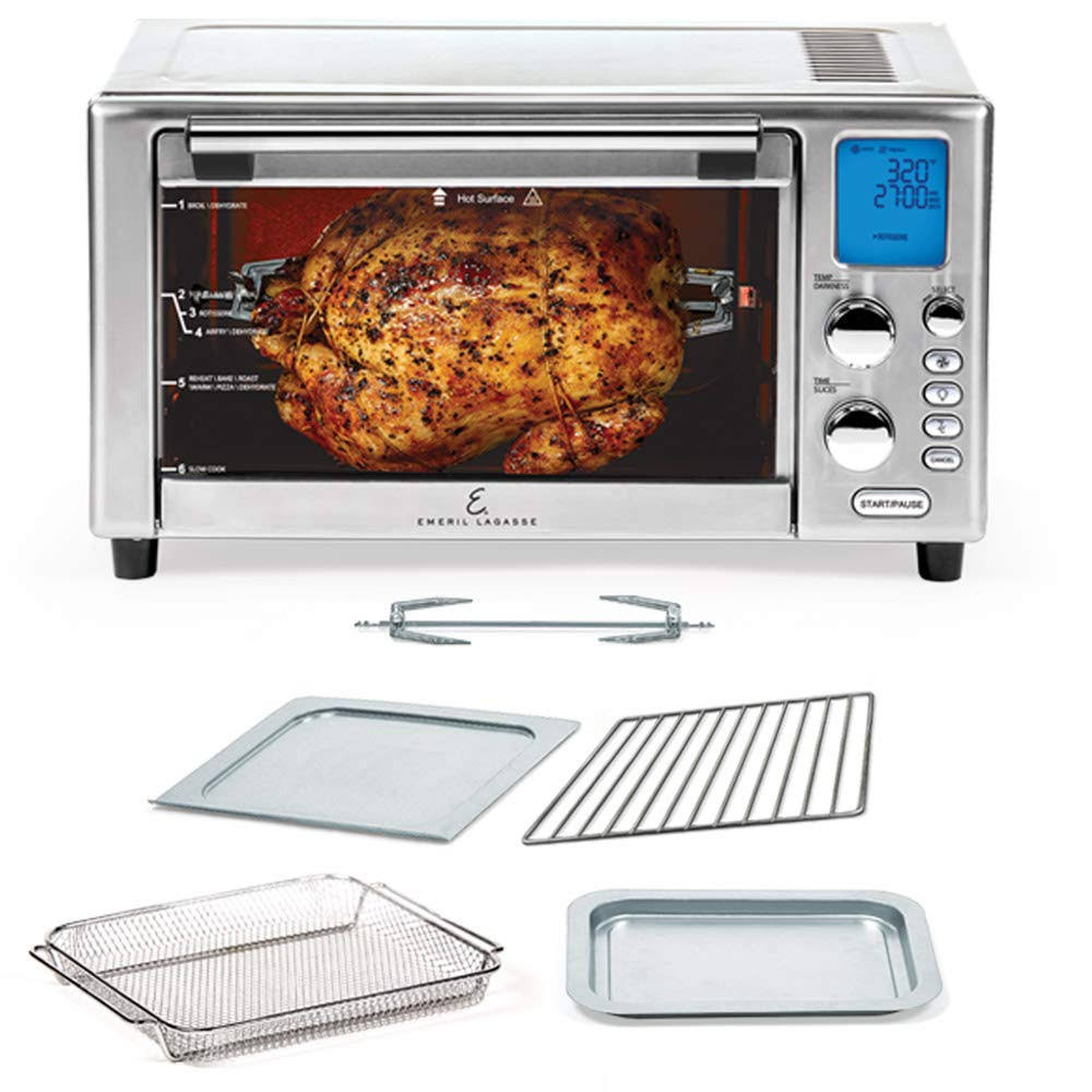 Emeril Lagasse Everyday 360 Stainless Steel Air Fryer, 360° Quick Cook Technology