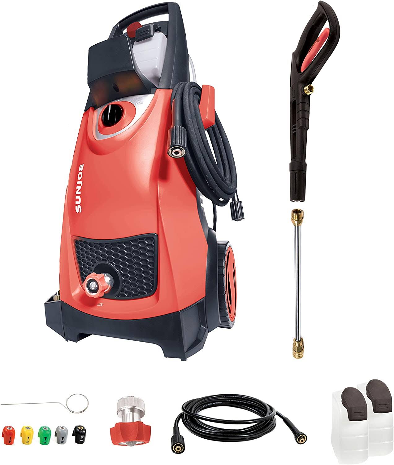 Sun Joe SPX3000 2030 PSI Electric Pressure Washer Red