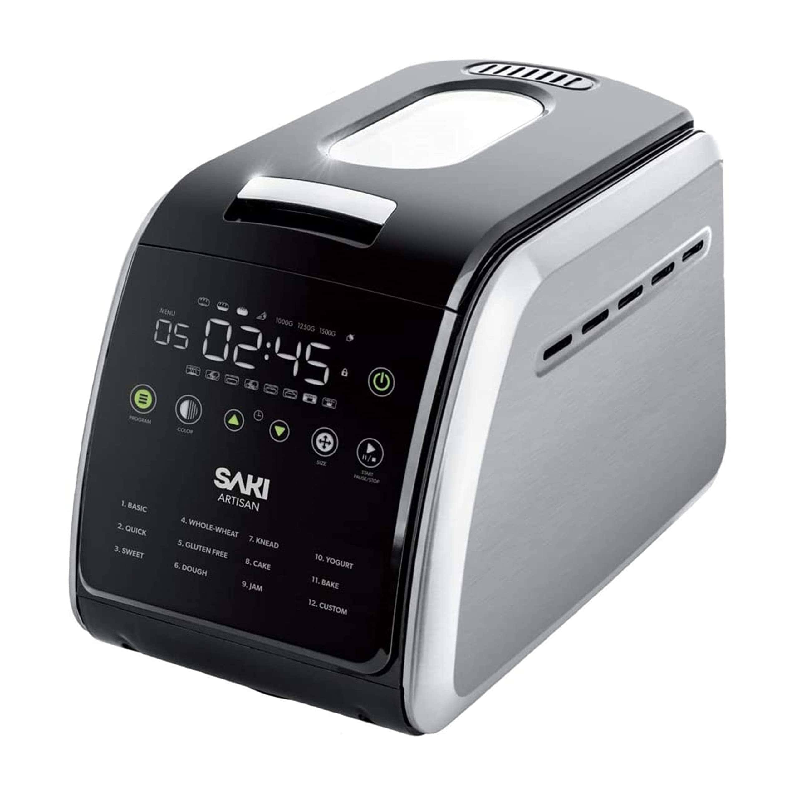 SAKI 3 LB Large Bread Maker Machine, 12-in-1 Programmable Large Bread Machine