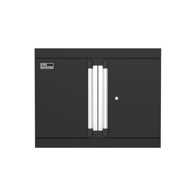 1084400Progarage Steel Wall-mounted Garage Cabinet in Black (26.8-in W x 21-in H x 11.8-in D)