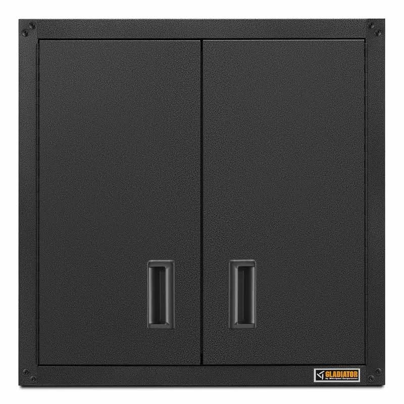 GAWG28FDESG Steel 1-Shelf Wall Mounted Garage Cabinet in Hammered Granite (28 in W x 28 in H x 12 in D)