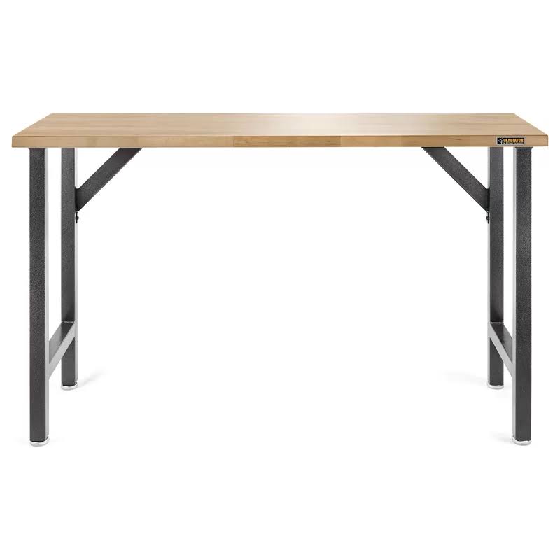 GAWB66HWGG Ready to Assemble 66.5 in. W x 39 in. H x 20 in. D Hardwood Top Workbench