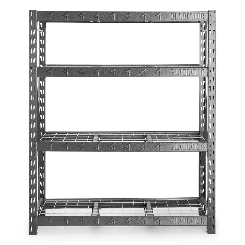 GARS604TEG 4-Tier Welded Steel Garage Storage Shelving Unit (60 in. W x 72 in. H x 18 in. D)