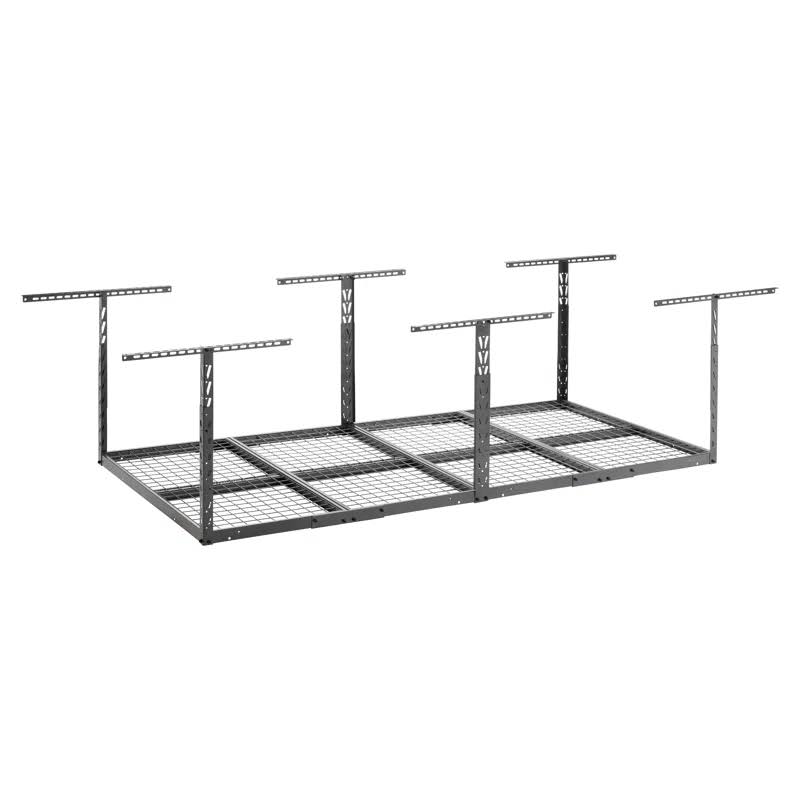 GALS48M4JG GearLoft Hammered Granite Adjustable Height Overhead Garage Storage Rack (48 in W x 96 in D)