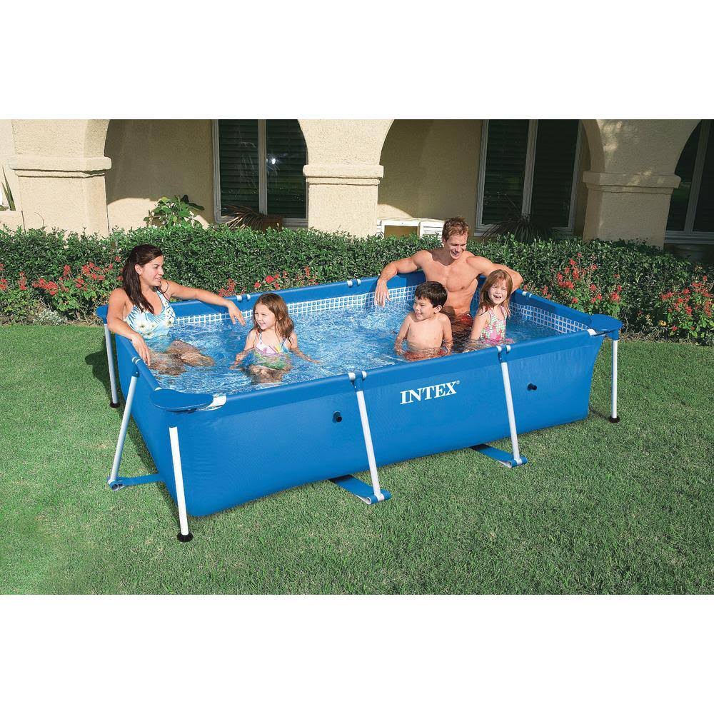 28270EH 86 in. x 59 in. x 23 in. Rectangular Frame Above Ground Baby Splash Swimming Pool