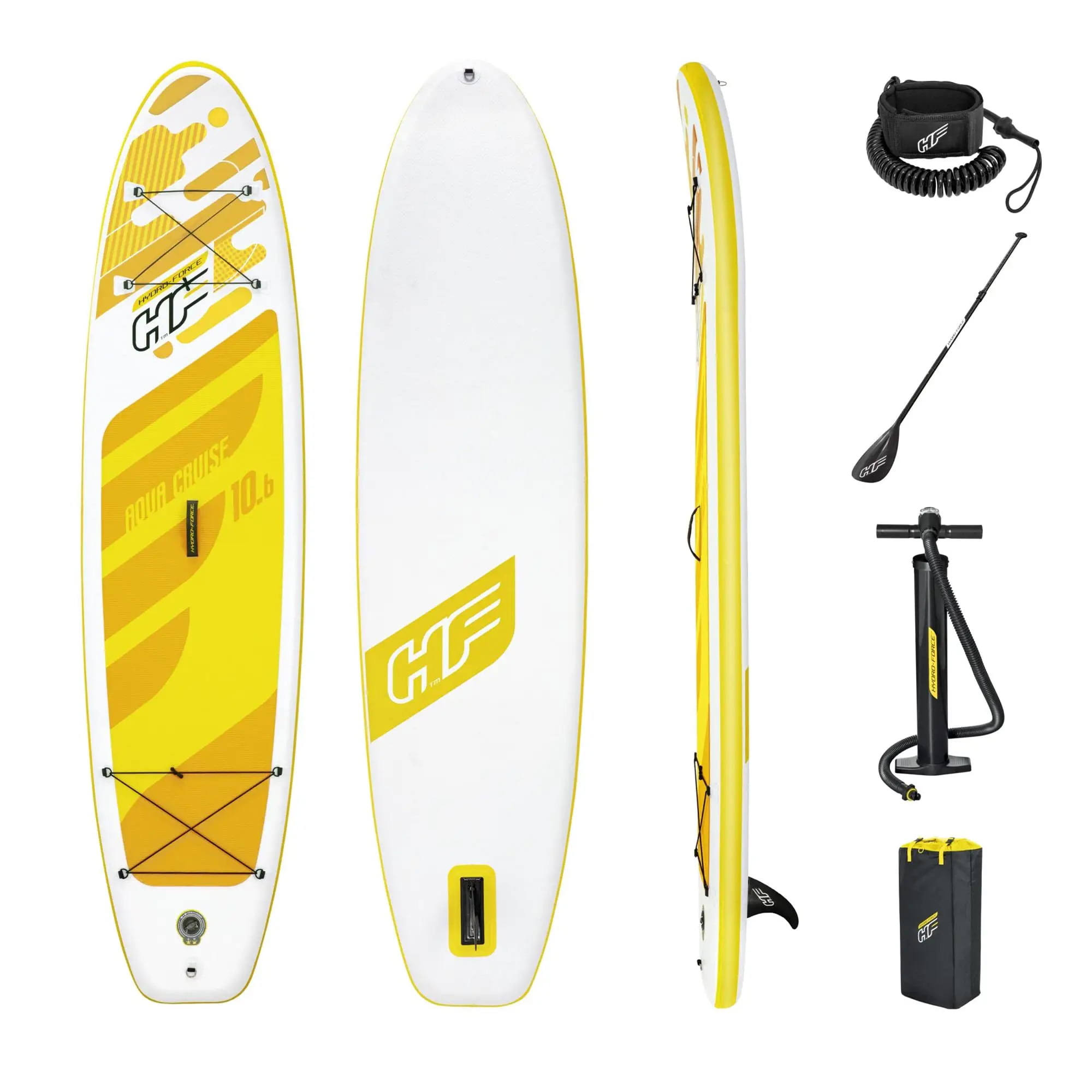 Hydro Force Aqua Cruise Tech Inflatable Stand Up Paddleboard Set