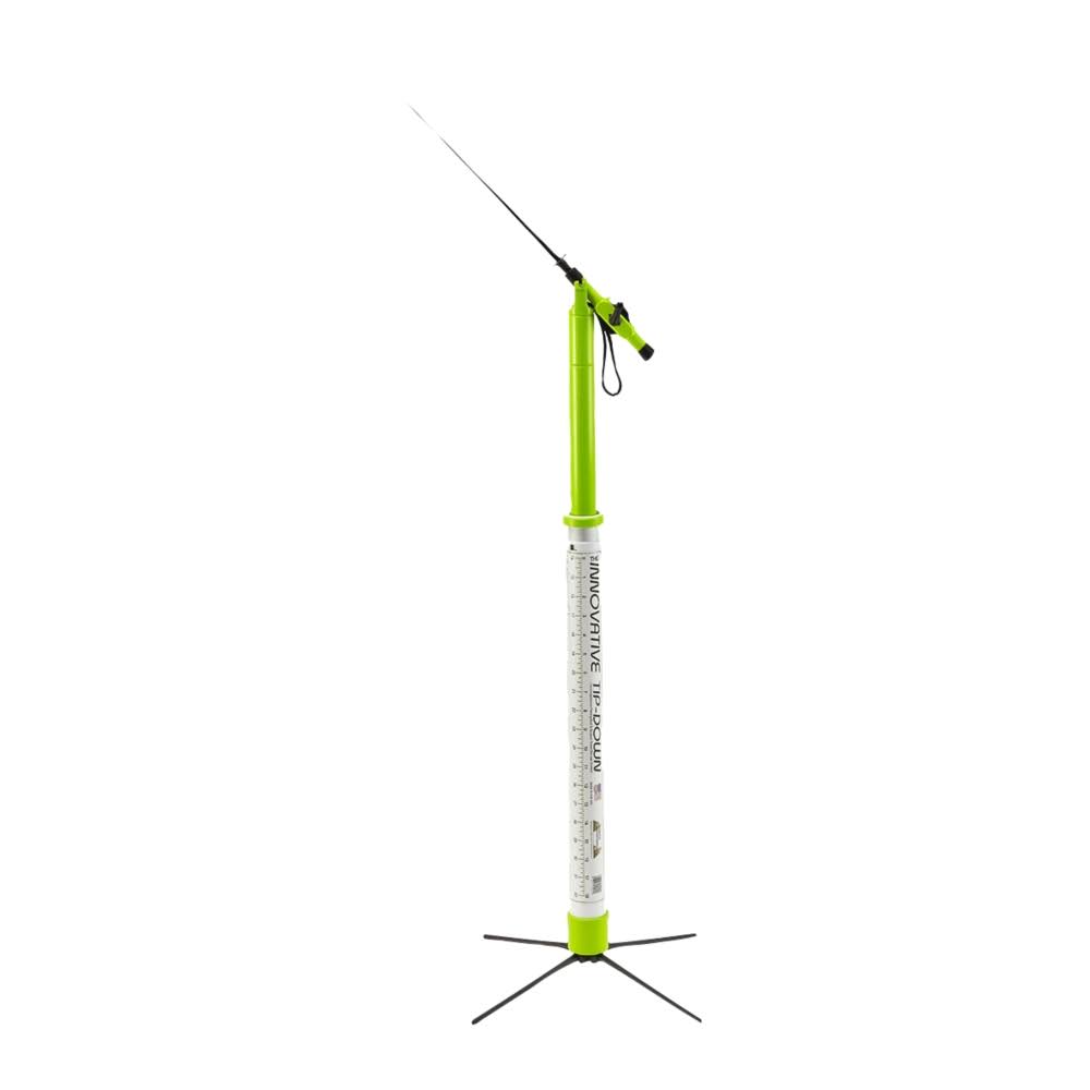 Innovative Tip-Down Ice Fishing System, Green