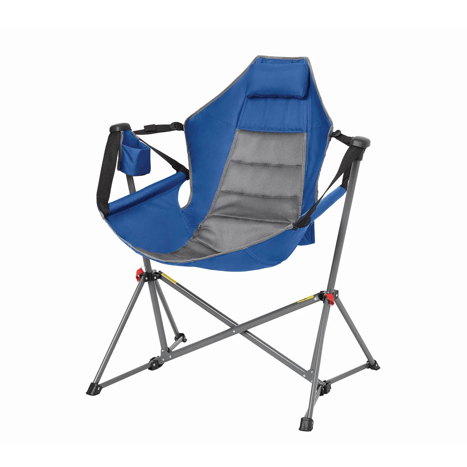 Member閳ユ獨 Mark Swing Chair Lounger (True Blue),  37.8 In x 27.2 In x 44.1 In