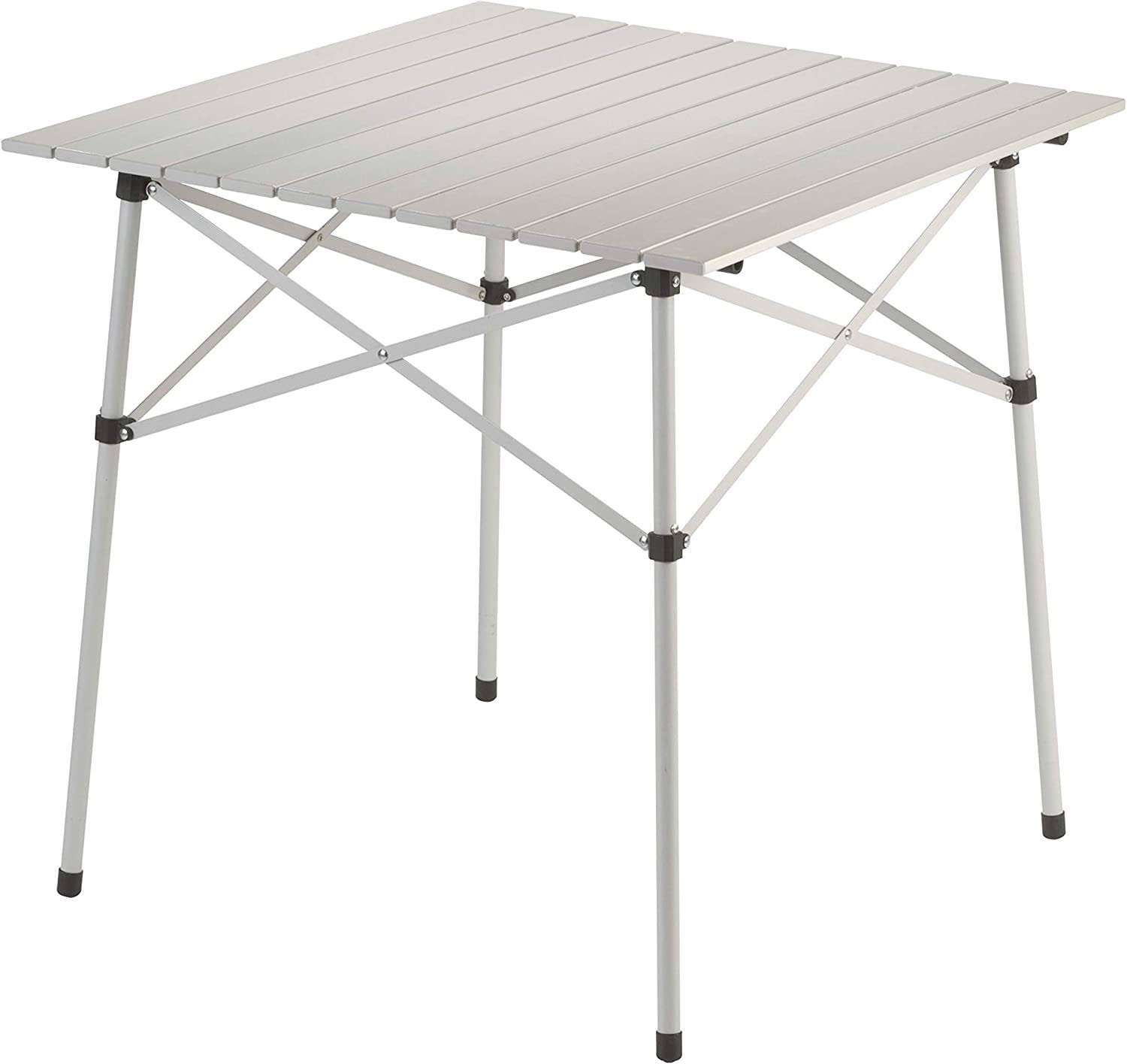 Outdoor Folding Table | Ultra Compact Aluminum Camping Table, White