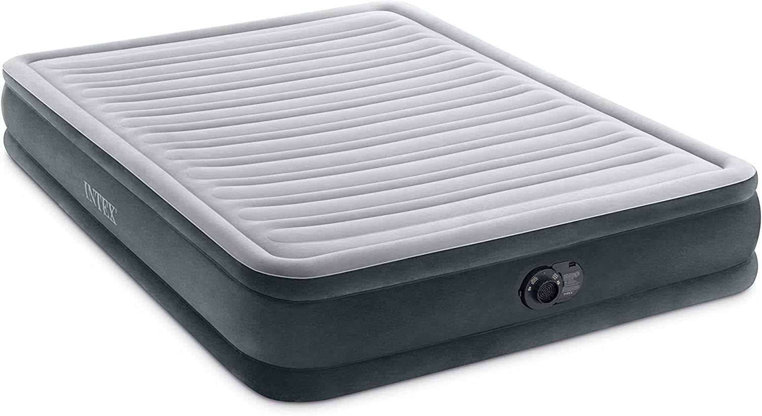Dura-Beam Deluxe Comfort Plush Air Mattress Series with Internal Pump, Queen, 13 in