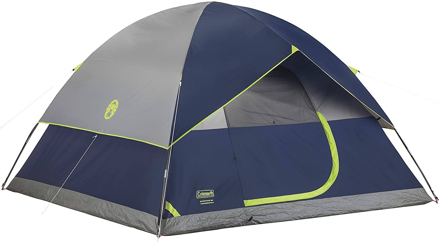 Sundome 6-Person Dome Camping Tent, Navy Blue