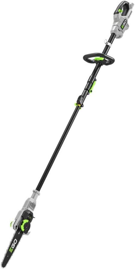 PS1000 10-Inch LED Cut Line Indicator Bare Tool Telescopic Pole Saw, Black