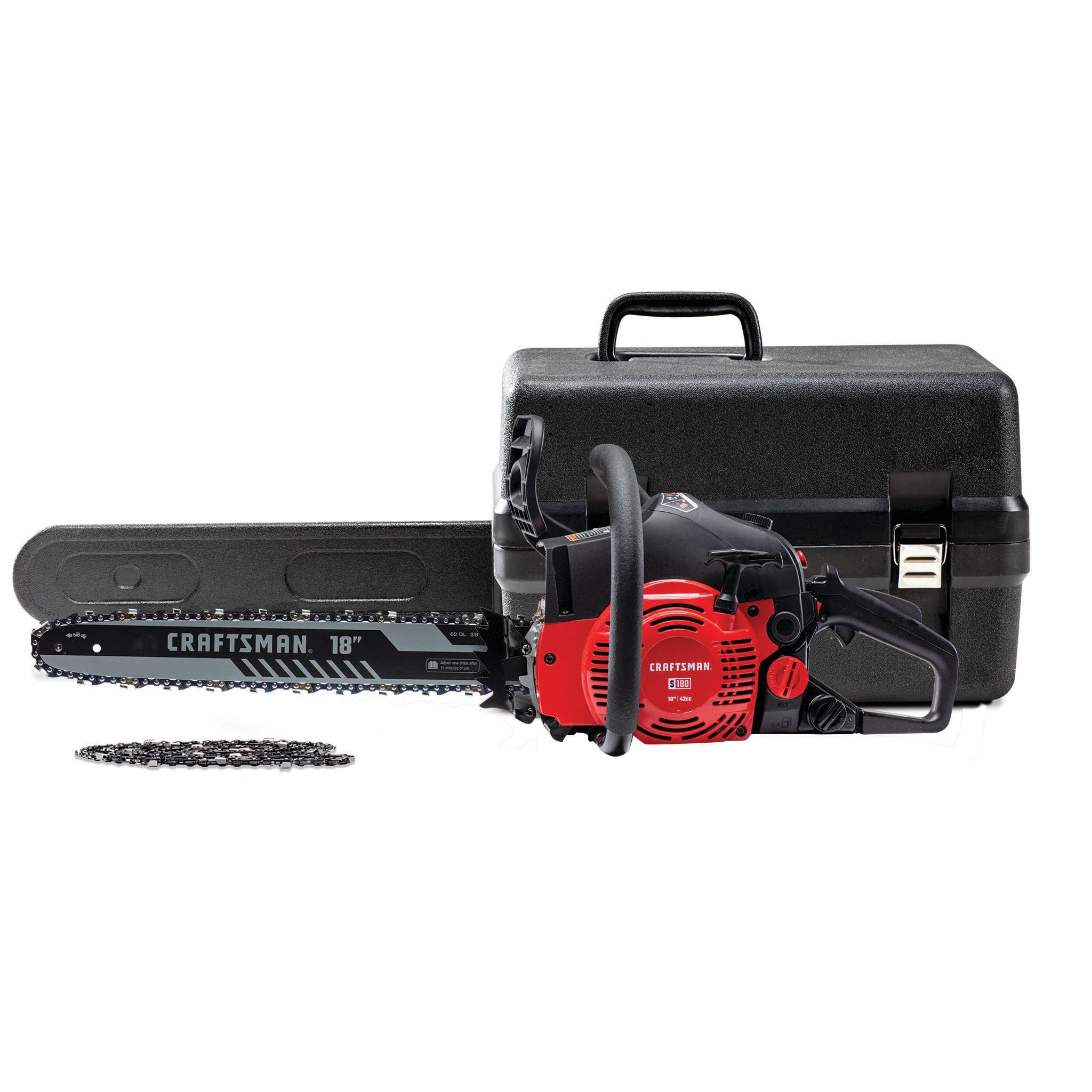 S180 42-cc 2-cycle 18-in Gas Chainsaw
