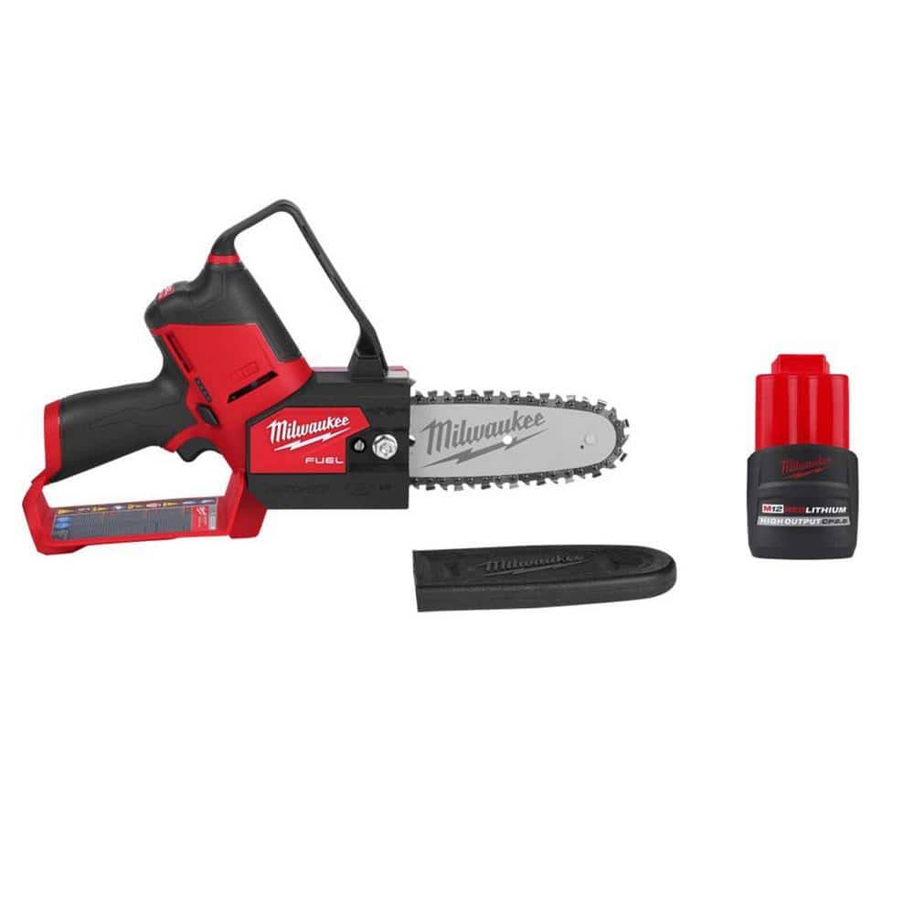2527-20-48-11-2425 M12  6 in. 12V Lithium-Ion Brushless Electric Cordless Battery Pruning Saw HATCHET with 2.5 Ah High Output Battery