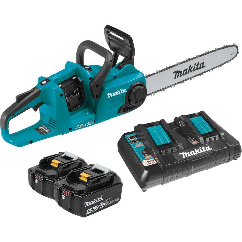 XCU04PT LXT 16 in. 18V X2 (36V) Lithium-Ion Brushless Battery Chain Saw Kit (5.0Ah)