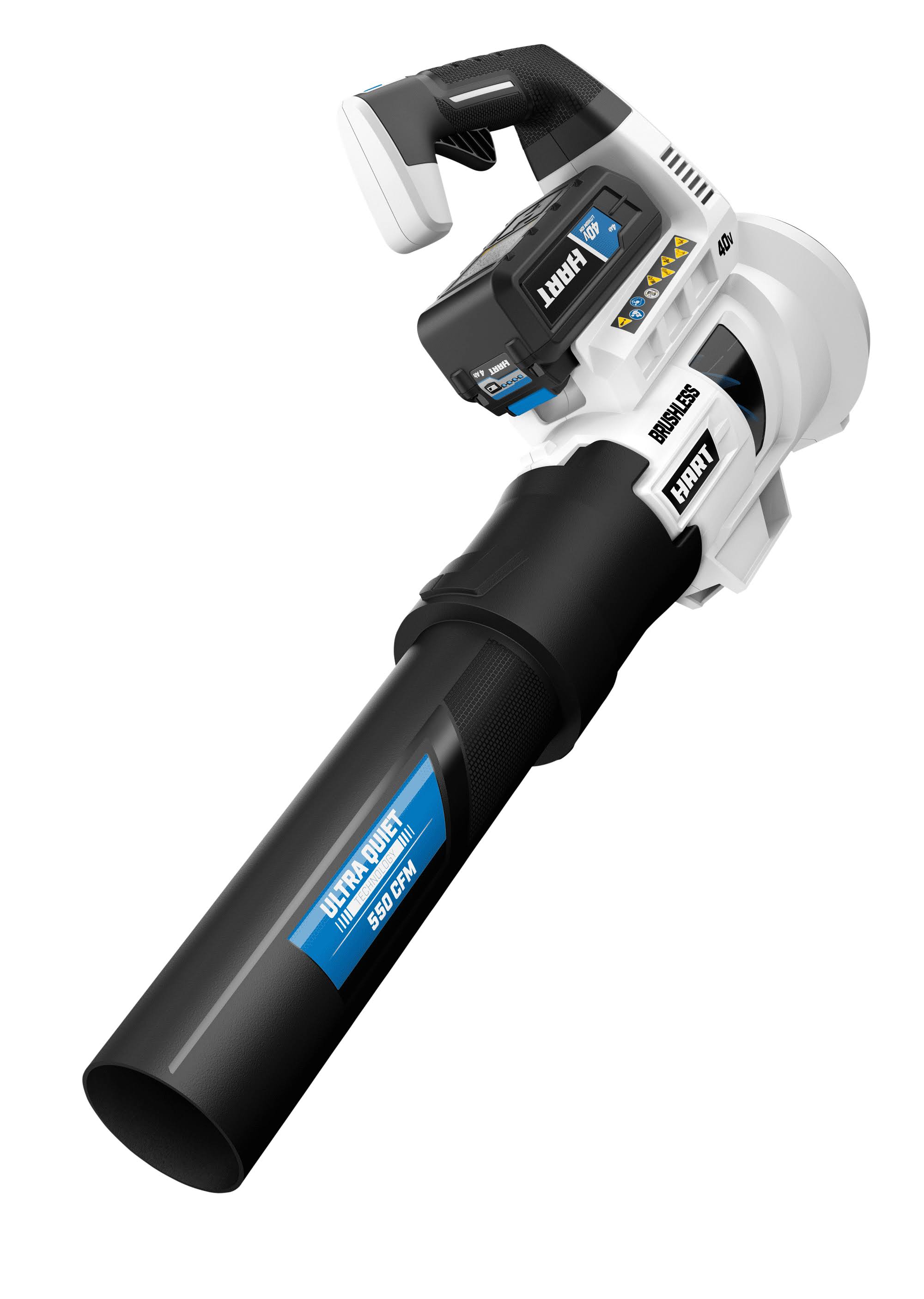 40-Volt Cordless Brushless Turbo Fan Blower Kit, (1) 4.0Ah Lithium-Ion Battery
