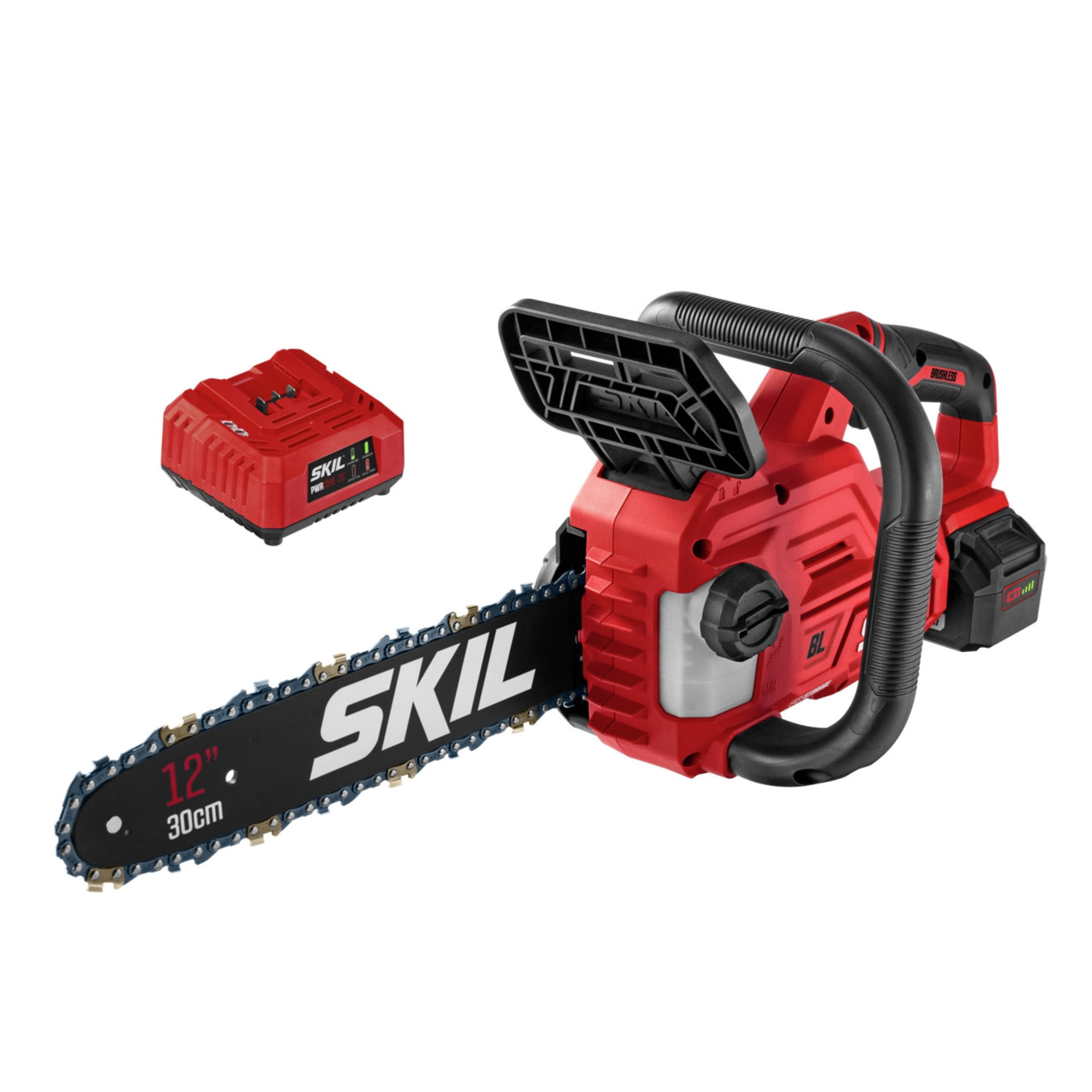 20 20-Volt 12  Brushless Chainsaw Kit with 4.0Ah Battery and Charger