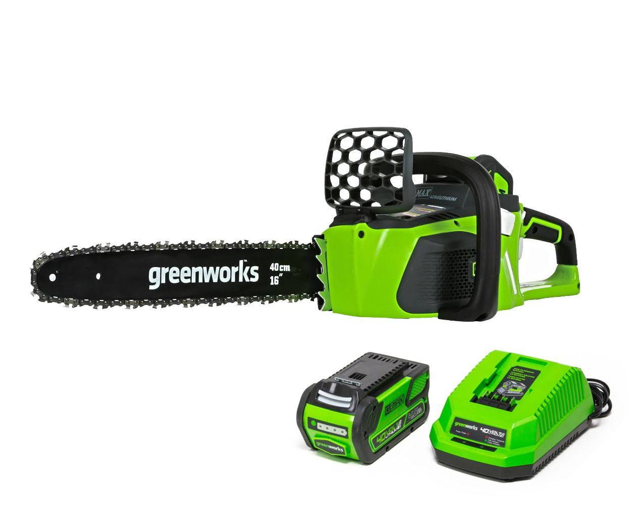 40V 16  Cordless Brushless Chainsaw with 4.0 Ah Battery and Charger, 20312