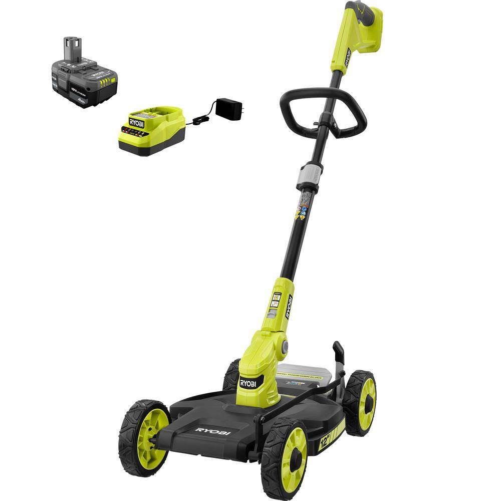 P20160  18V 12 in. Cordless 3-in-1 Trim Mower with 4.0 Ah Battery and Charger