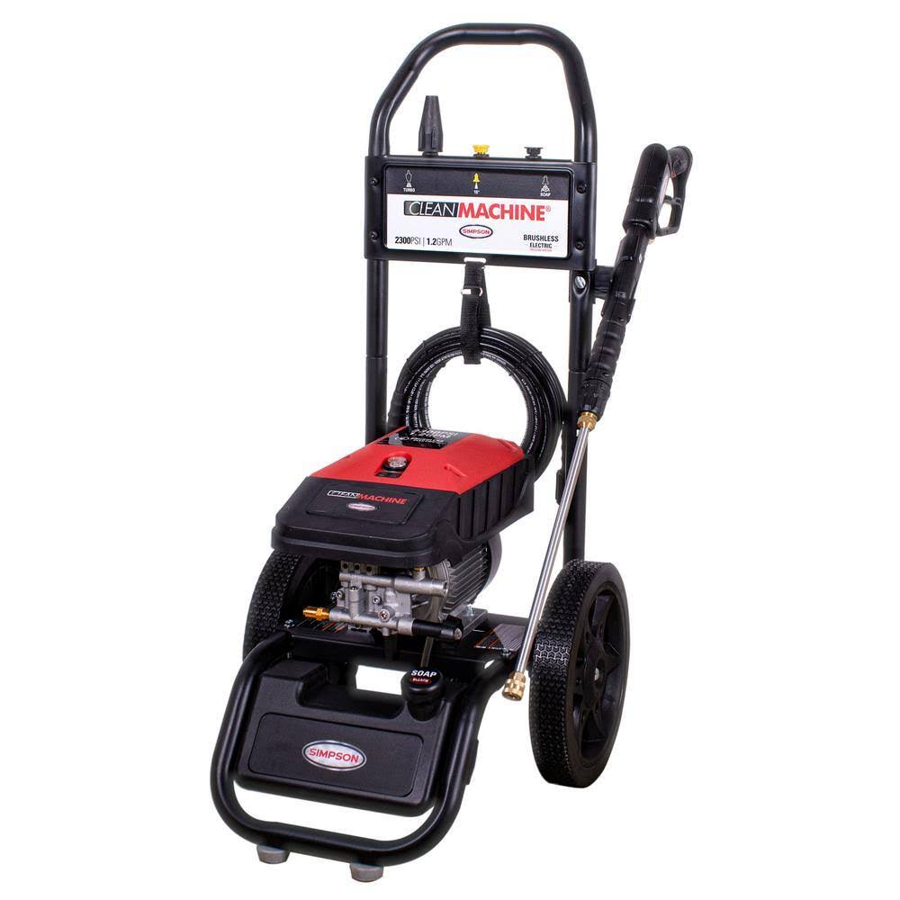 CM60976-S Clean Machine 2300 PSI 1.2 GPM Electric Cold Water Pressure Washer with Hassle-Free Brushless Electric Motor