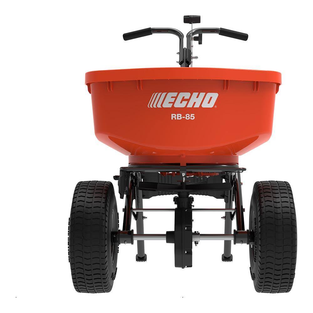 RB-85 85 lbs. Capacity Hopper Professional Push Broadcast Spreader for Grass Seed and Fertilizer with Hopper Grate and Cover