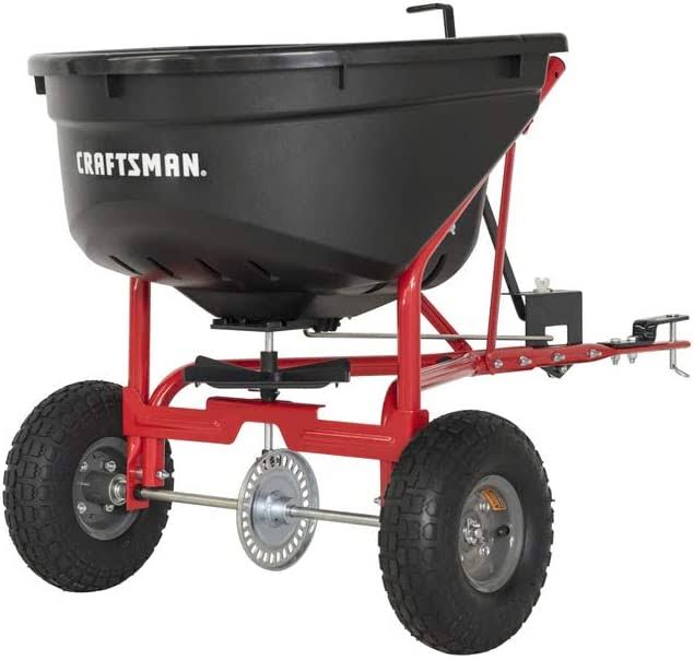 CMXGZBF7124571 110-lb Tow Broadcast Spreader, Black