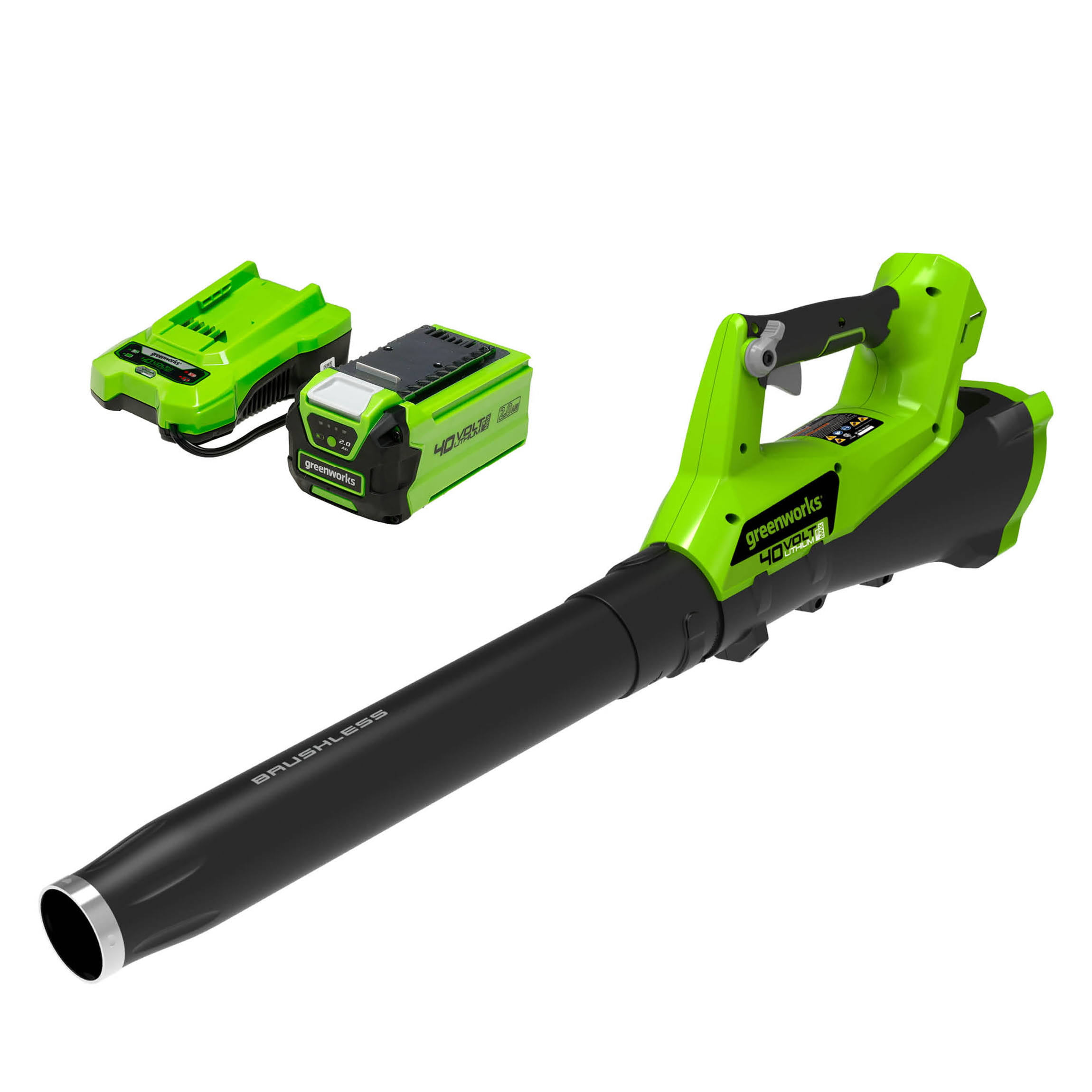 40V Brushless Leaf Blower with 2.0 Ah Battery and Charger, 2400302