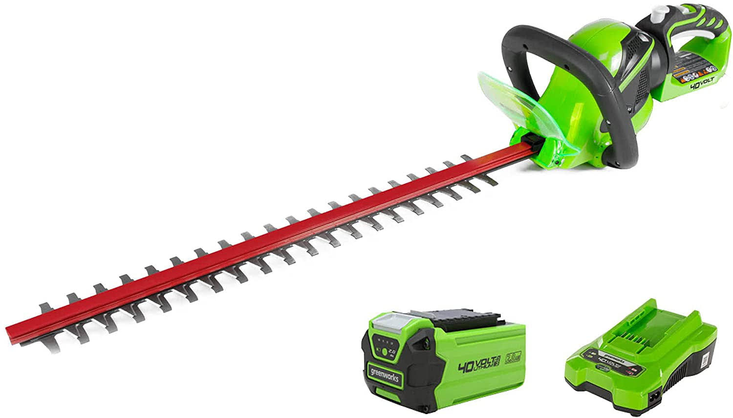 40V 24  Hedge Trimmer with (1) 2Ah Battery   Charger 22262VT