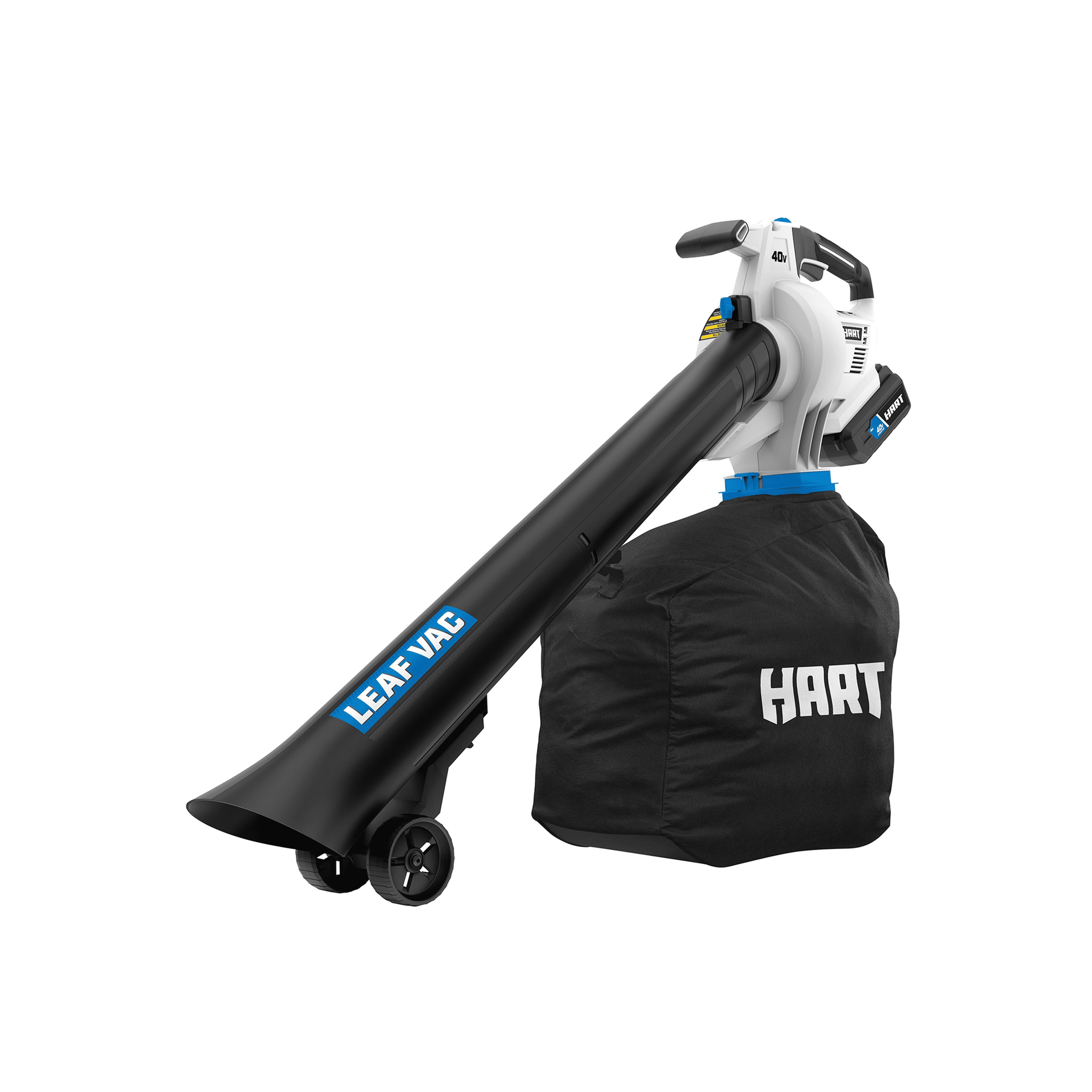 40-Volt Cordless Leaf Vacuum Kit, (1) 4.0Ah Lithium-Ion Battery