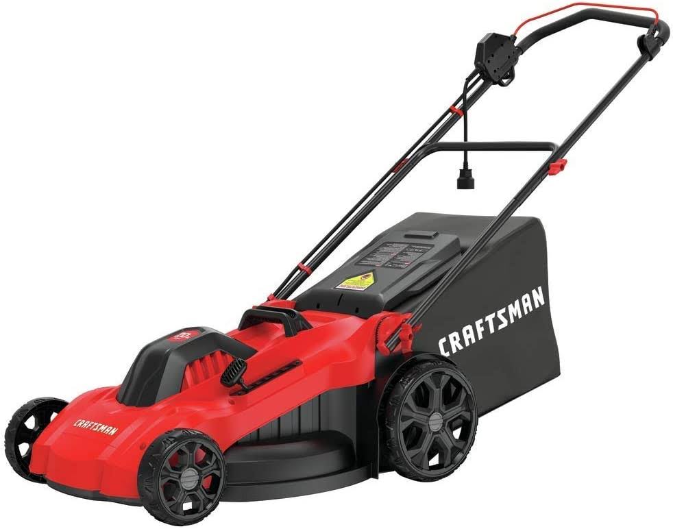 Electric Lawn Mower, 20-Inch, Corded, 13-Ah (CMEMW213)