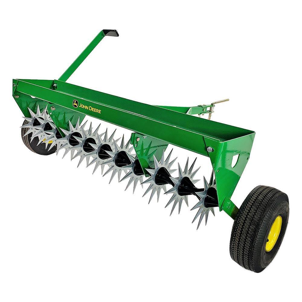 SAT-400JD 40 in. Tow-Behind Spike Aerator with Transport Wheels and Weight Tray