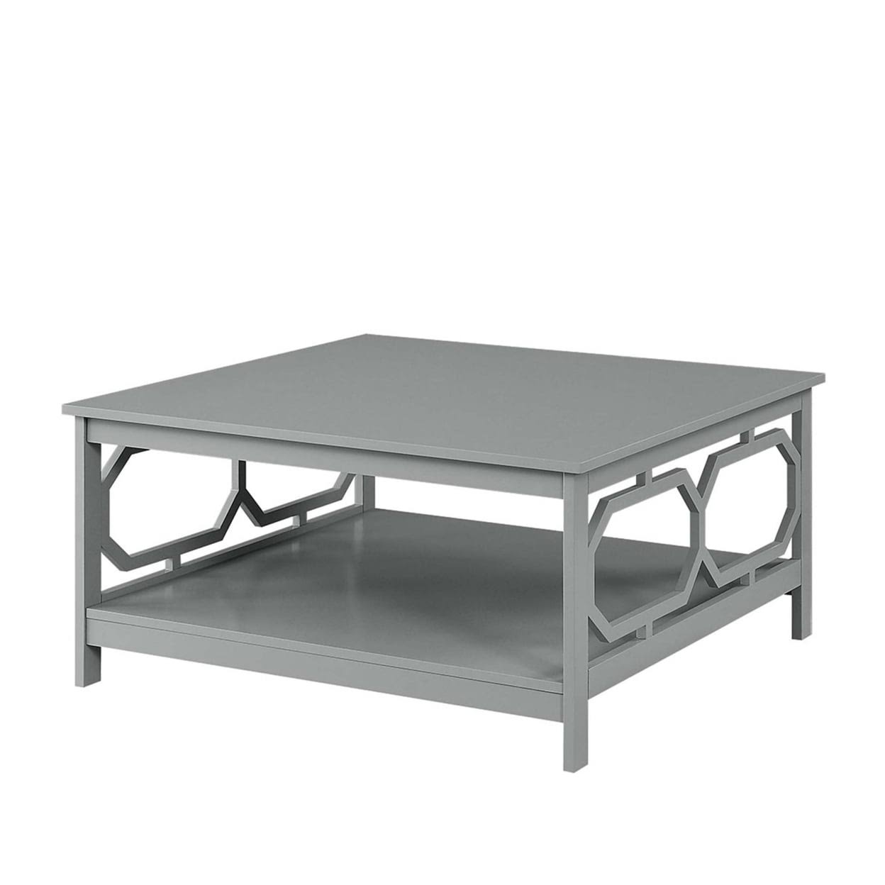 Omega Square 36  Coffee Table, Gray