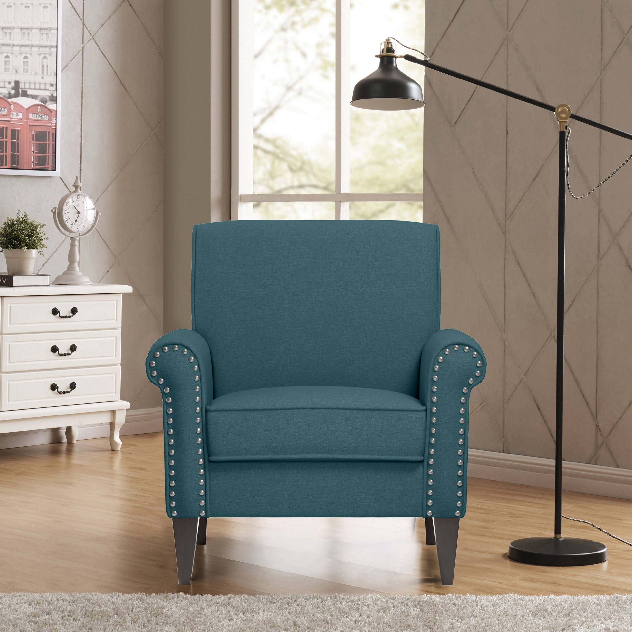 Homesvale Jean Armchair in Caribbean Blue