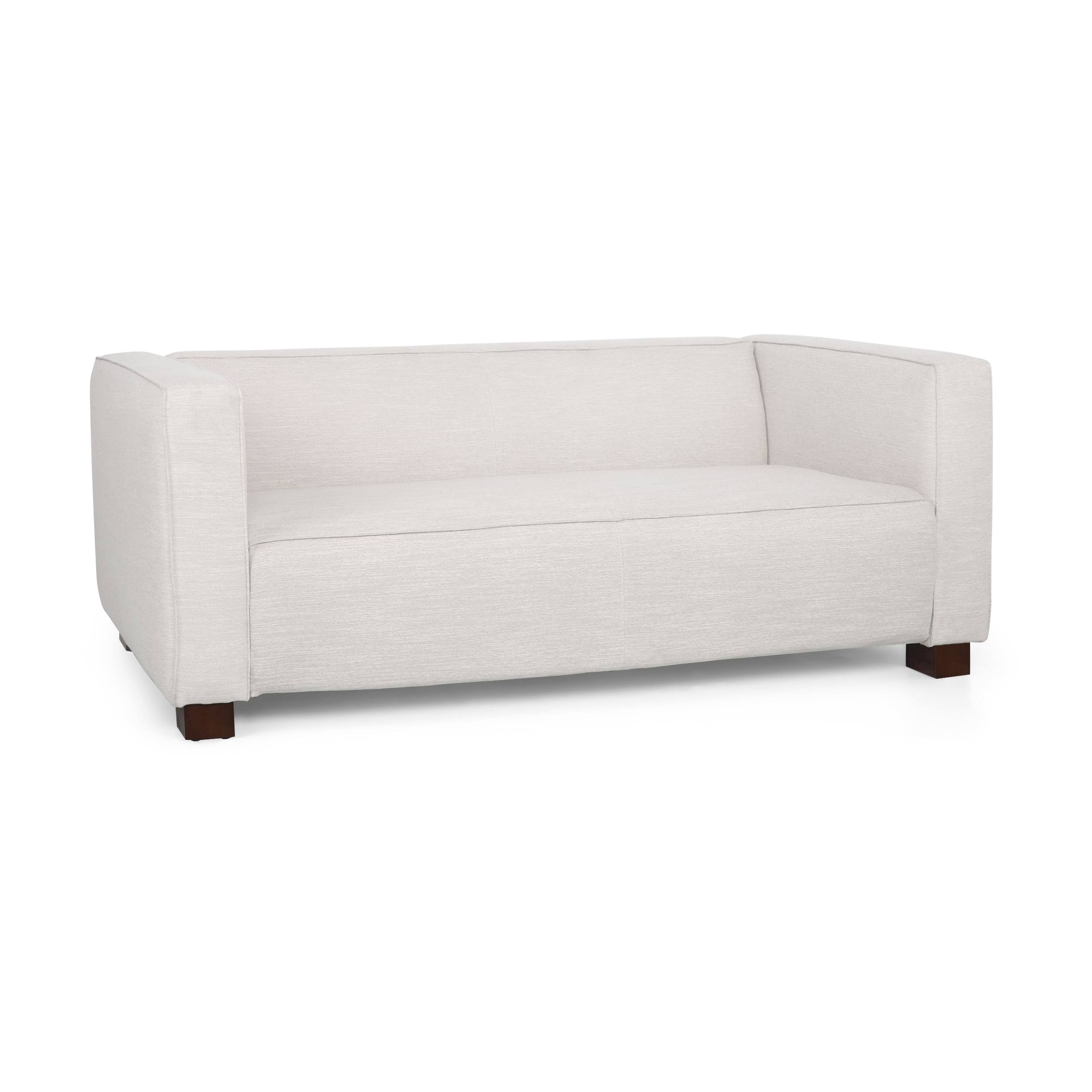 Bartram Indoor Fabric Upholstered Loveseat, Beige