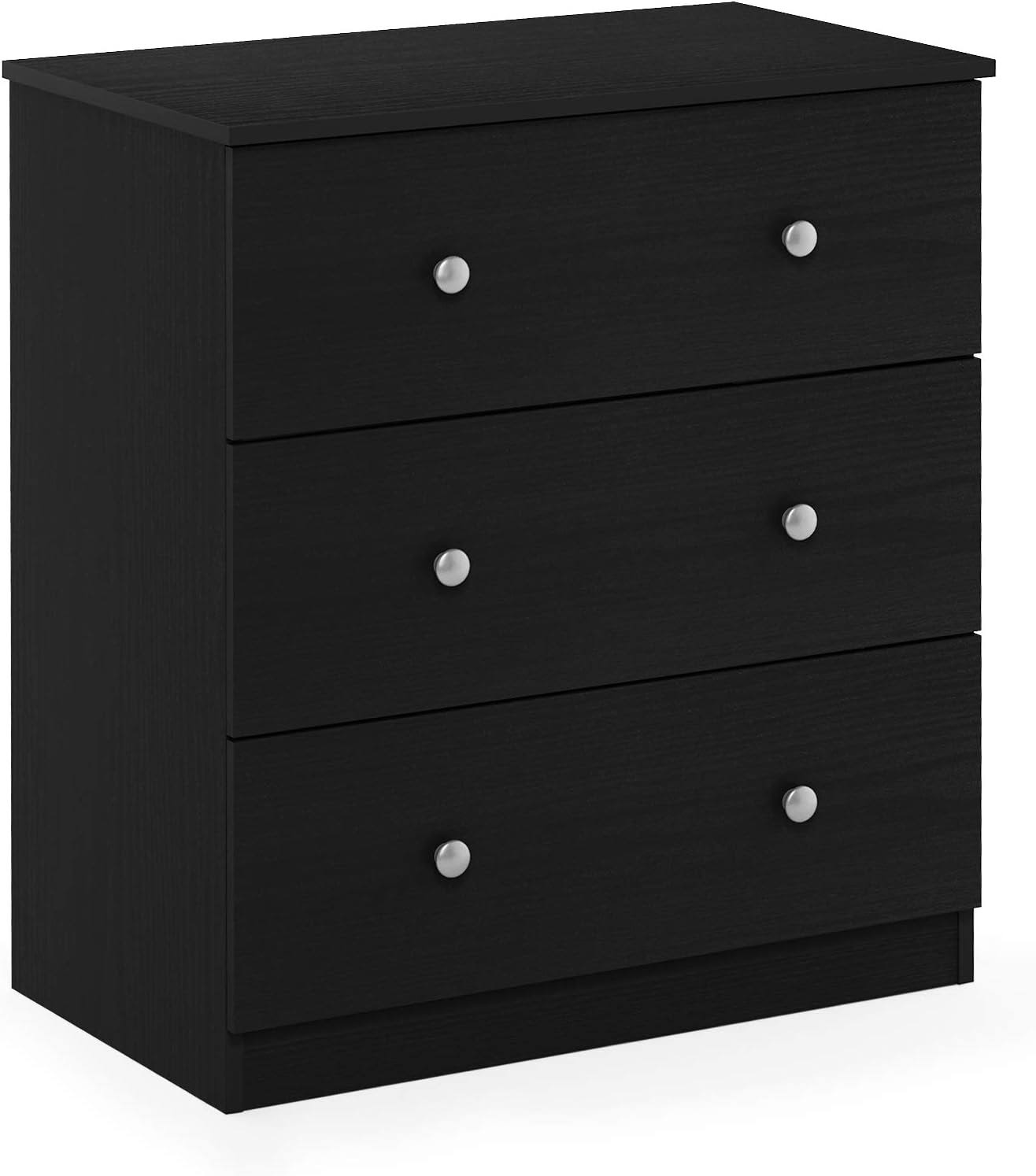 Tidur Simple Design Dresser, 3-Drawer Knob, Americano