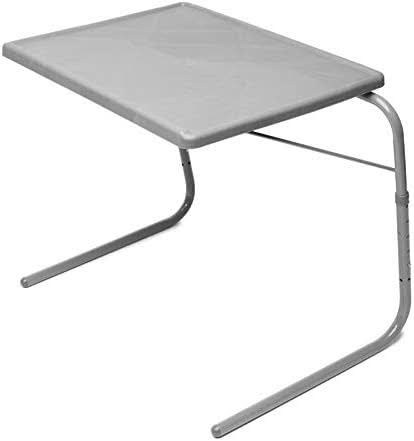 Table-Mate II   Adjustable Folding TV Dinner   Laptop Tray, Silver