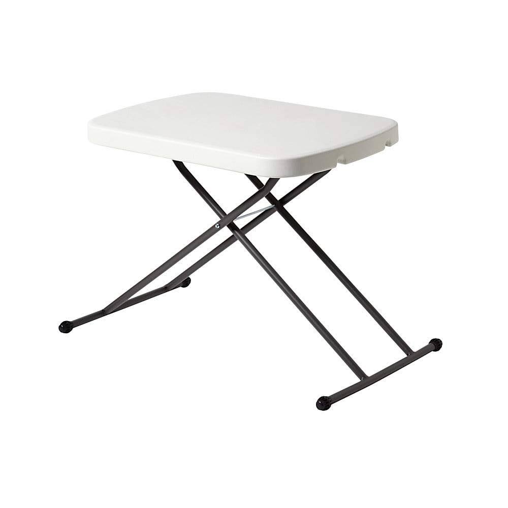 Iceberg   ICE65490 IndestrucTable TOO 1200 Series Resin Personal Folding Table 30 x 20, Platinum