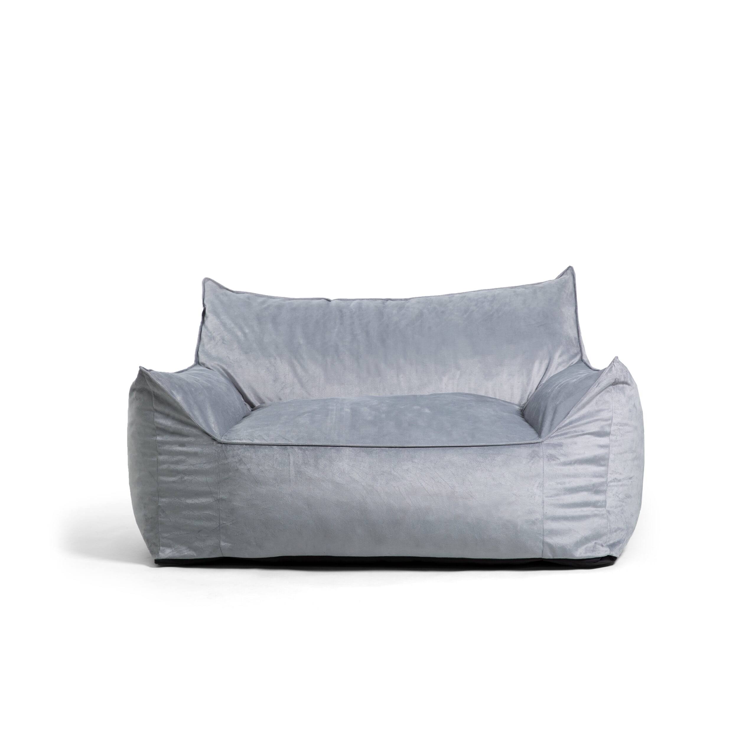Imperial Fufton Bean Bag Chair, Plush 4ft, Gray