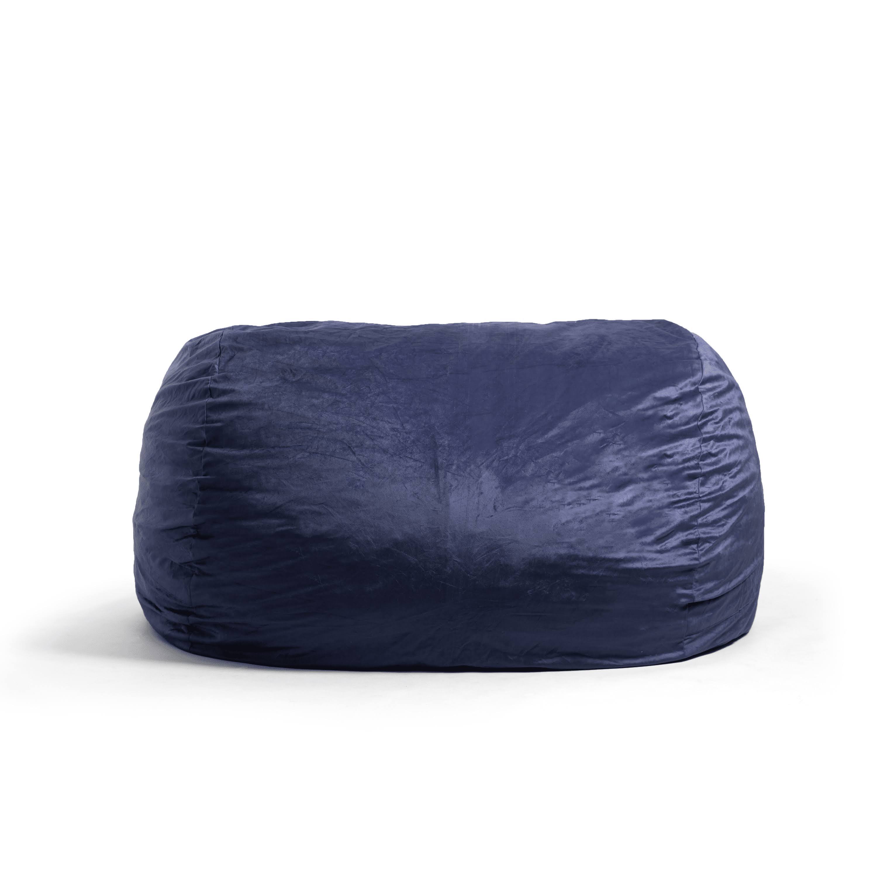 Fuf XXL Bean Bag Chair, Plush 6ft, Midnight Navy